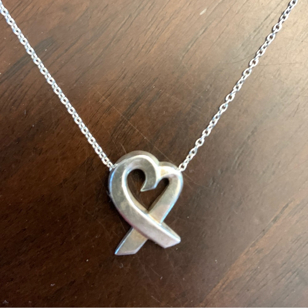 Tiffany & Co Paloma Picasso Loving Heart Necklace - 16” chain